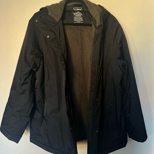 Women's large black l.l bean Winter Warmer Jacket